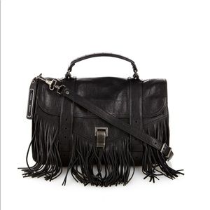 PROENZA SCHOULER lambskin fringe ps1 bag